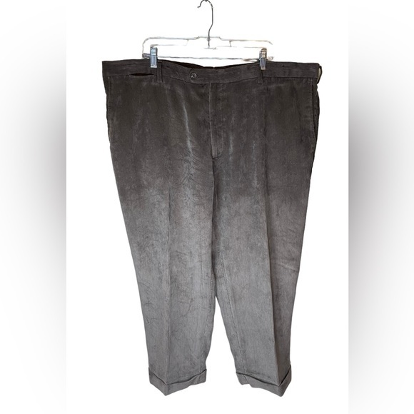 Peter Millar Nanoluxe Chocolate Brown Corduroy Pants‎ Slacks Size 46 - Picture 2 of 10